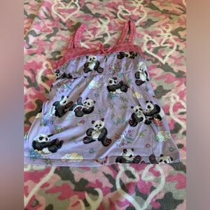 Nick & Nora Panda tank top